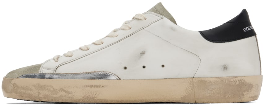 GOLDEN GOOSE White Super-Star Skate Sneakers