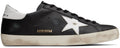 GOLDEN GOOSE Black Super-Star Classic Low-Top Sneakers