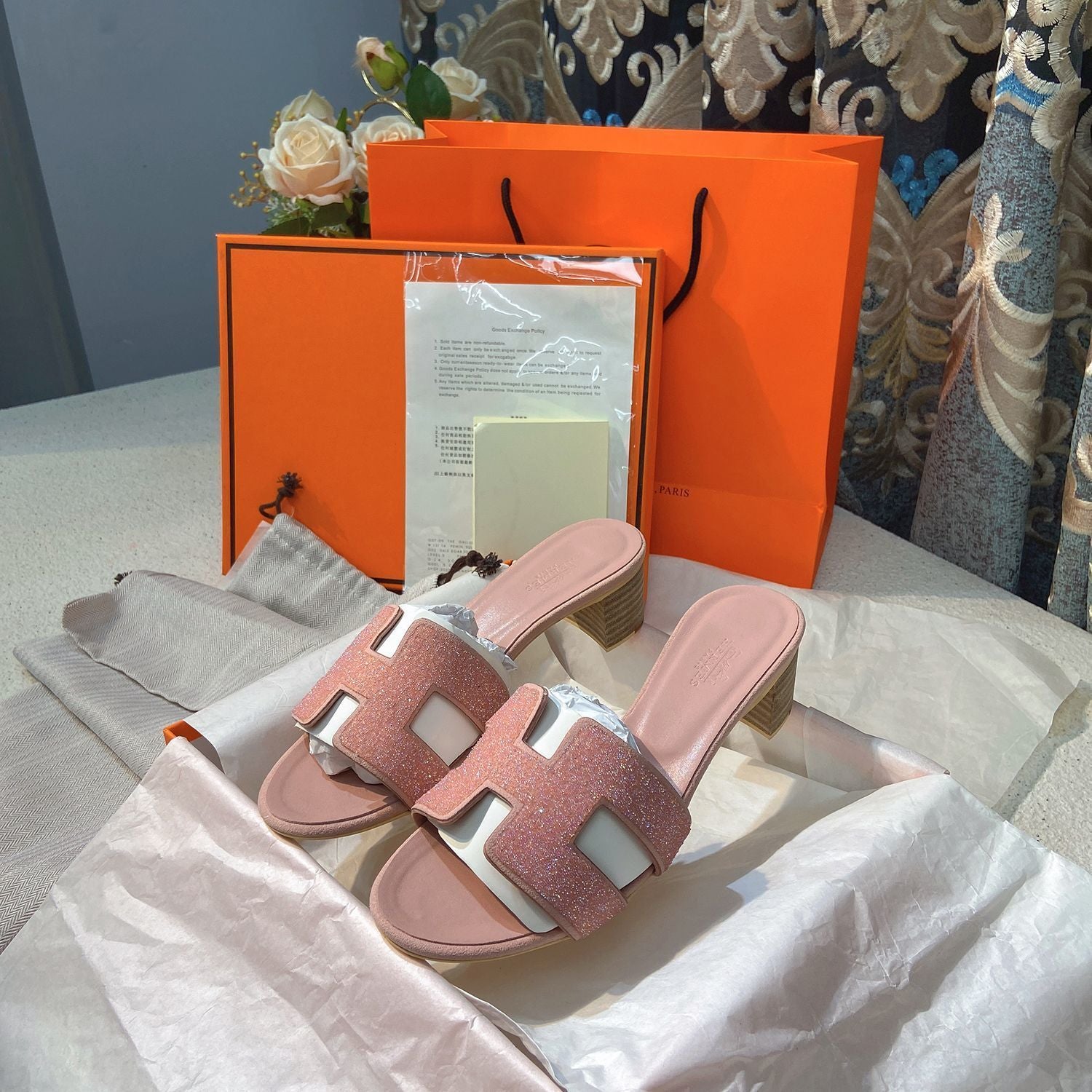 Classic H Heel Sandals