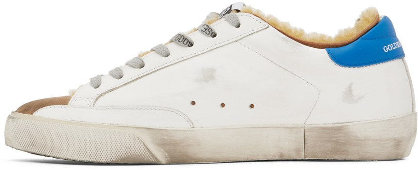 GOLDEN GOOSE White Super-Star Skate Sneakers