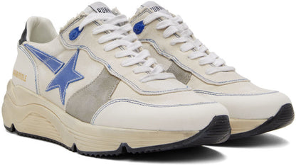 GOLDEN GOOSE Off-White Running Sole Low-Top Sneakers