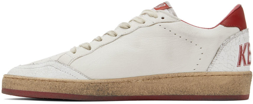 (Pre Order)GOLDEN GOOSE Red & White Ball Star Sneakers