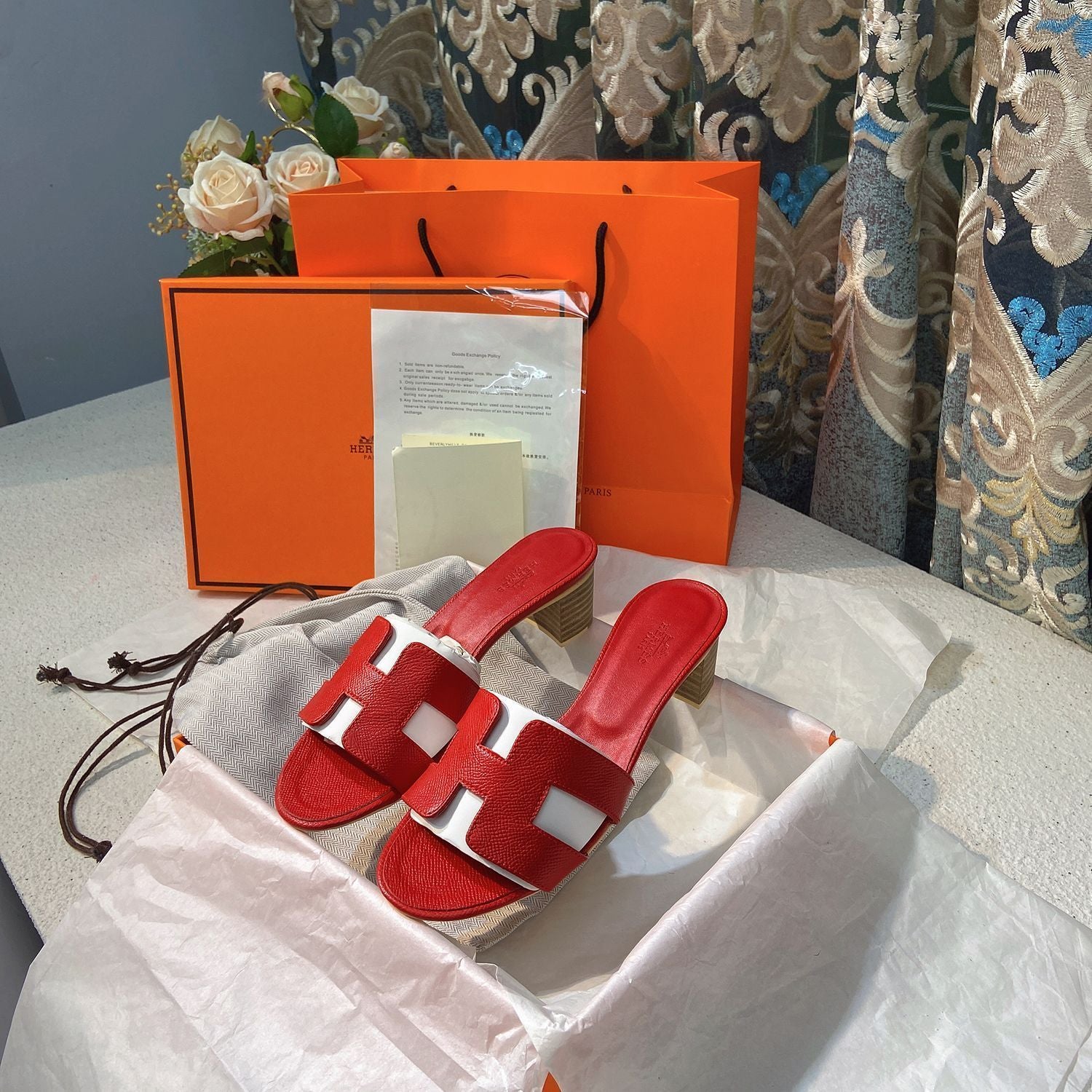 Classic H Heel Sandals