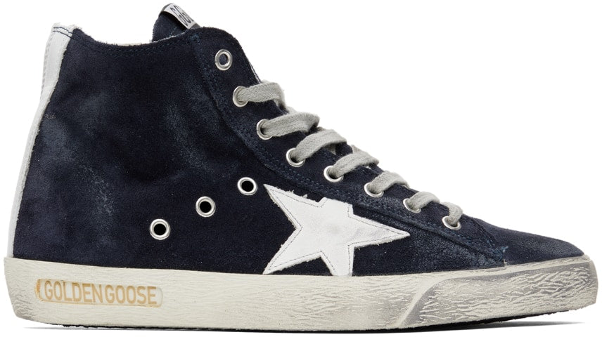 GOLDEN GOOSE Navy Francy Classic Sneakers