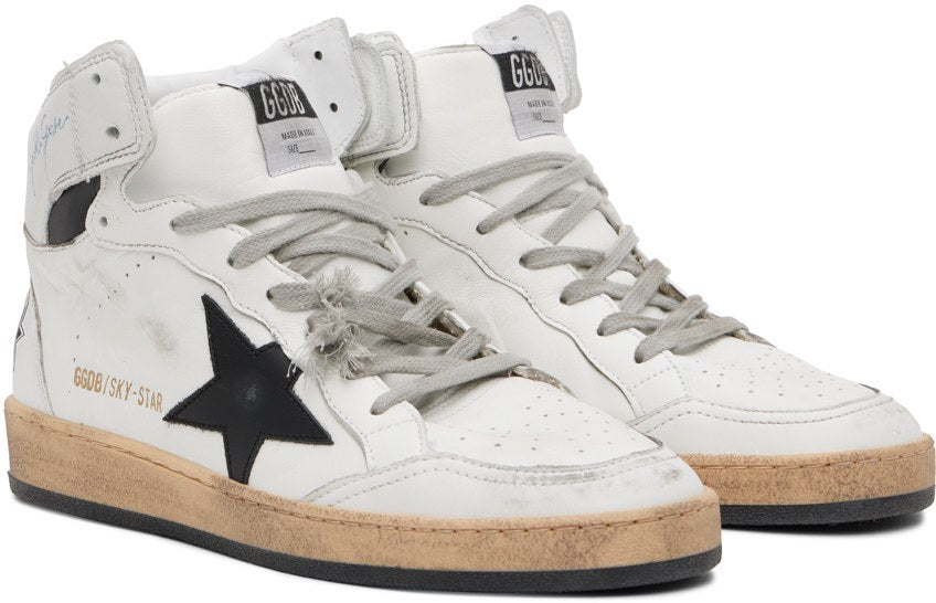 (Pre Order)GOLDEN GOOSE White Sky Star Sneakers