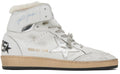 (Pre Order)GOLDEN GOOSE White Sky-Star High-Top Sneakers