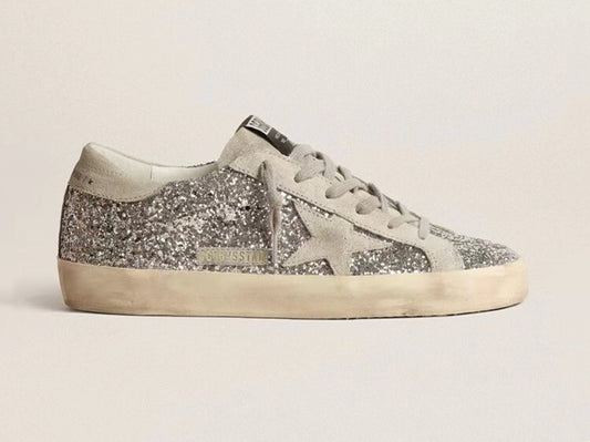 GOLDEN GOOSE Super-Star sneakers in silver