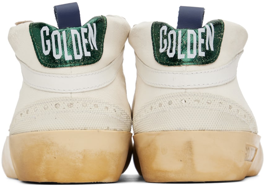 GOLDEN GOOSE Off-White Mid Star Sneakers