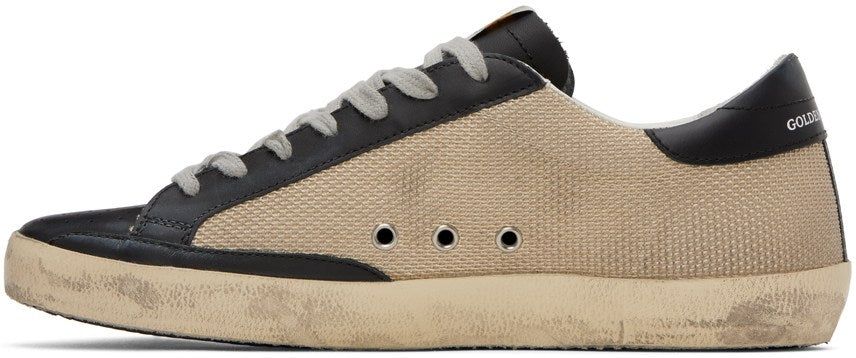 GOLDEN GOOSE حذاء سنيكرز سوبر ستار بيج وأسود