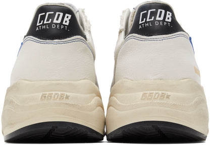 GOLDEN GOOSE Off-White Running Sole Low-Top Sneakers