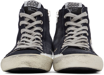 GOLDEN GOOSE حذاء سنيكرز فرنسي أسود