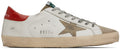 GOLDEN GOOSE White & Taupe Superstar Sneakers