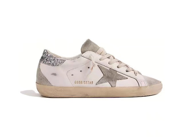 GOLDEN GOOSE Women's Super-Star in silver tail