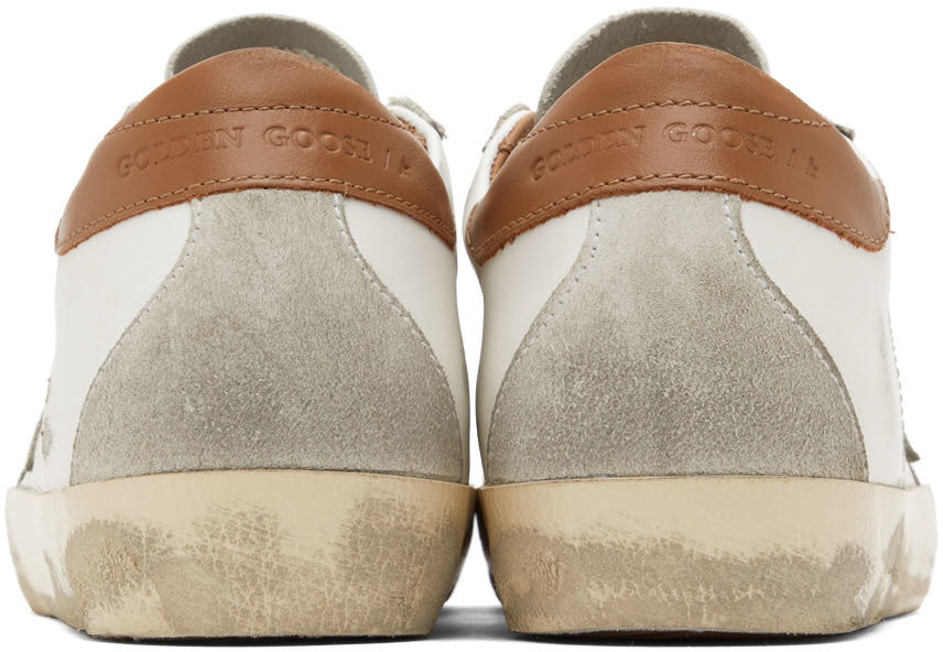 GOLDEN GOOSE White Super-Star Classic Low-Top Sneakers