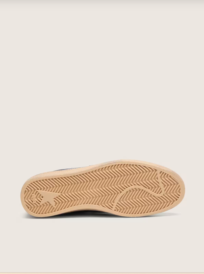 Golden Goose Ball Star LTD in dark blue leather with beige suede star