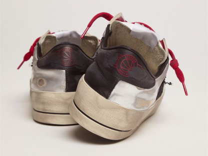 حذاء سنيكرز Stardan فضي ومُزيّن بطبعة حيوان من GOLDEN GOOSE LAB