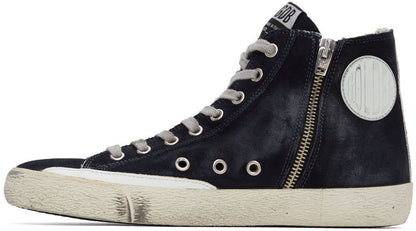 GOLDEN GOOSE حذاء سنيكرز فرنسي أسود
