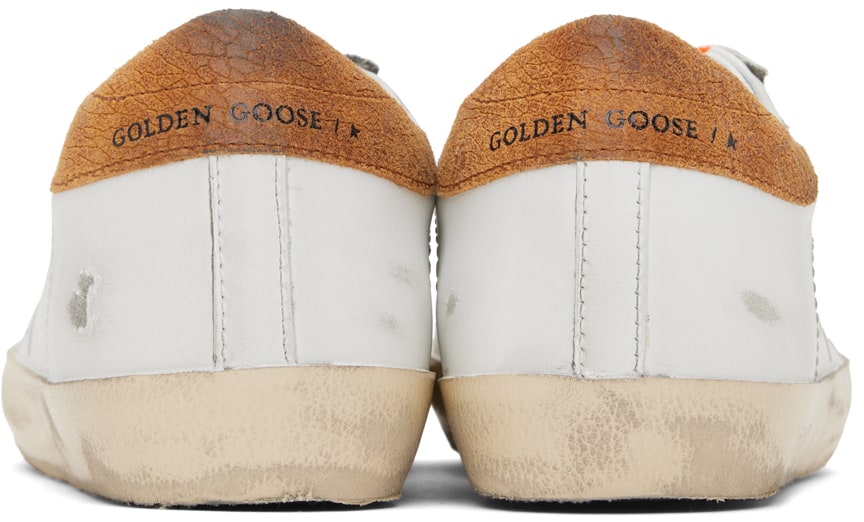 GOLDEN GOOSE White Super-Star Classic Low-Top Sneakers