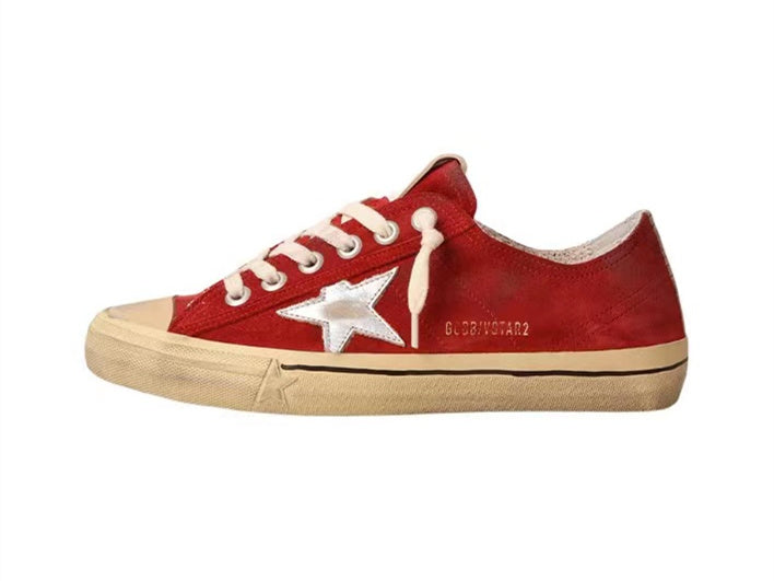 GOLDEN GOOSE V-Star In Red