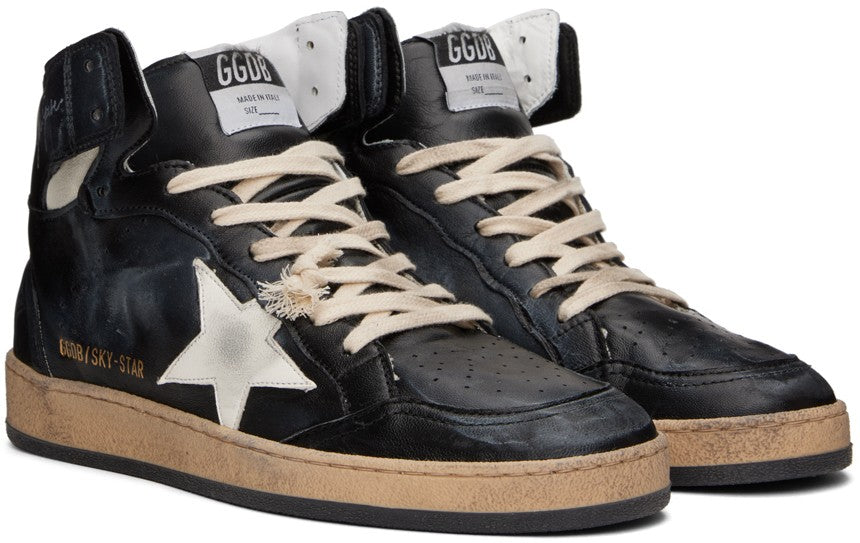 (Pre Order)GOLDEN GOOSE Black Sky Star Sneakers