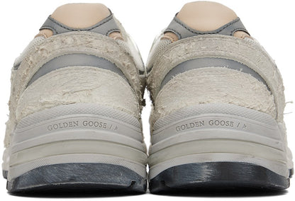 GOLDEN GOOSE White Dad-Star Low-Top Sneakers