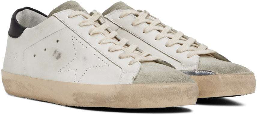 GOLDEN GOOSE White Super-Star Skate Sneakers