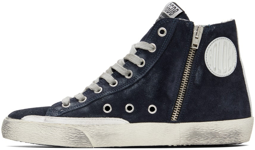 GOLDEN GOOSE Navy Francy Classic Sneakers