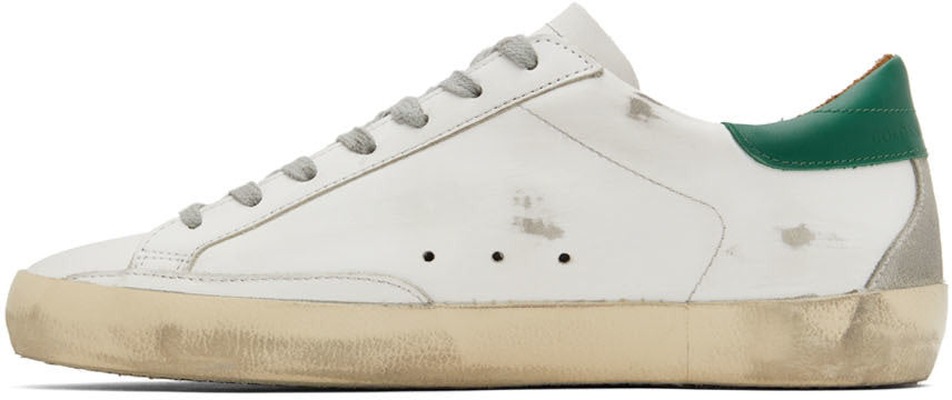 GOLDEN GOOSE White Super-Star Classic Low-Top Sneakers