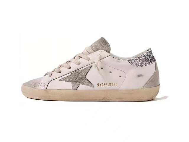 GOLDEN GOOSE Women's Super-Star in silver tail