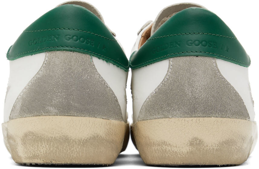 GOLDEN GOOSE White Super-Star Classic Low-Top Sneakers