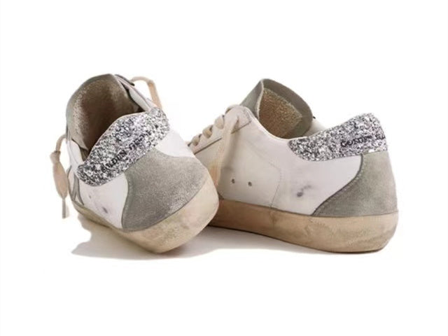 GOLDEN GOOSE Women's Super-Star in silver tail